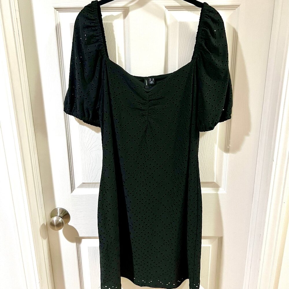 Vero Moda - Black Pouf/Short Sleeve Dress (XL) NEVER WORN